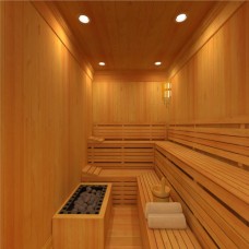 صناعة غرفة الساونا من الاخشاب
